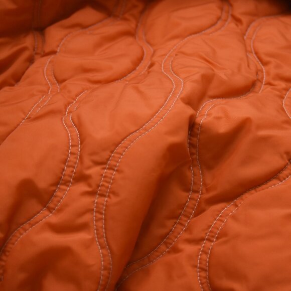 Rare Sean John XL Satin Bomber Jacket Brown Orange Y2K P Diddy VTG Hip Hop - Picture 8 of 13